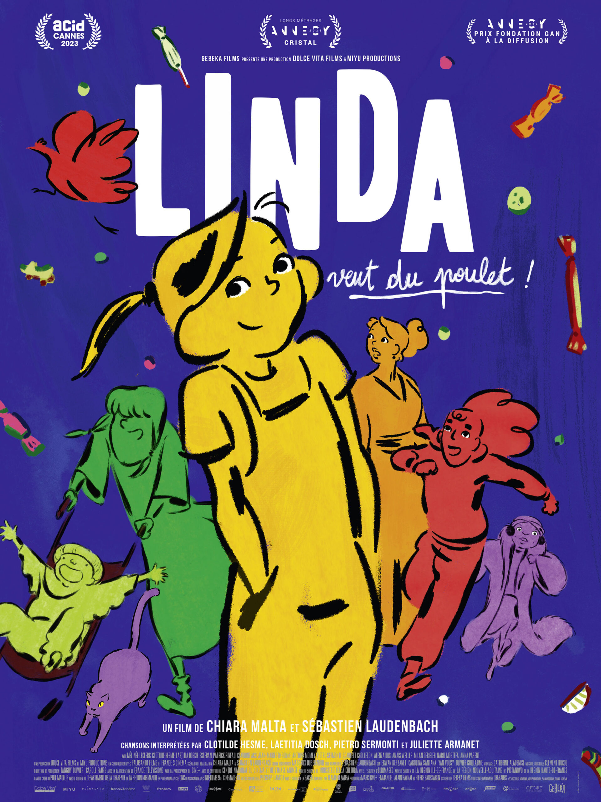 « Linda veut du poulet ! » récompensé du Cristal du long-métrage au Festival d’Annecy
